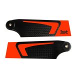 1st-RC Tail Blades CFK 115mm (Orange)