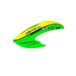 GT000061 Goosky S2 Legend Canopy Set (Green/Yellow)