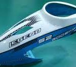 Goosky S2 Legend Canopy Set including metal accessories (Blue/White)