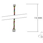 Remote USB/WireLess Dongle adapter cable 110mm