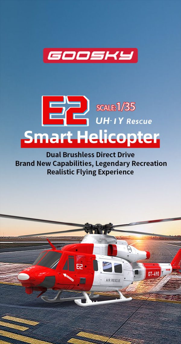 Goosky E2 - GPS Version Scale Model BNF helicopter - Image 2