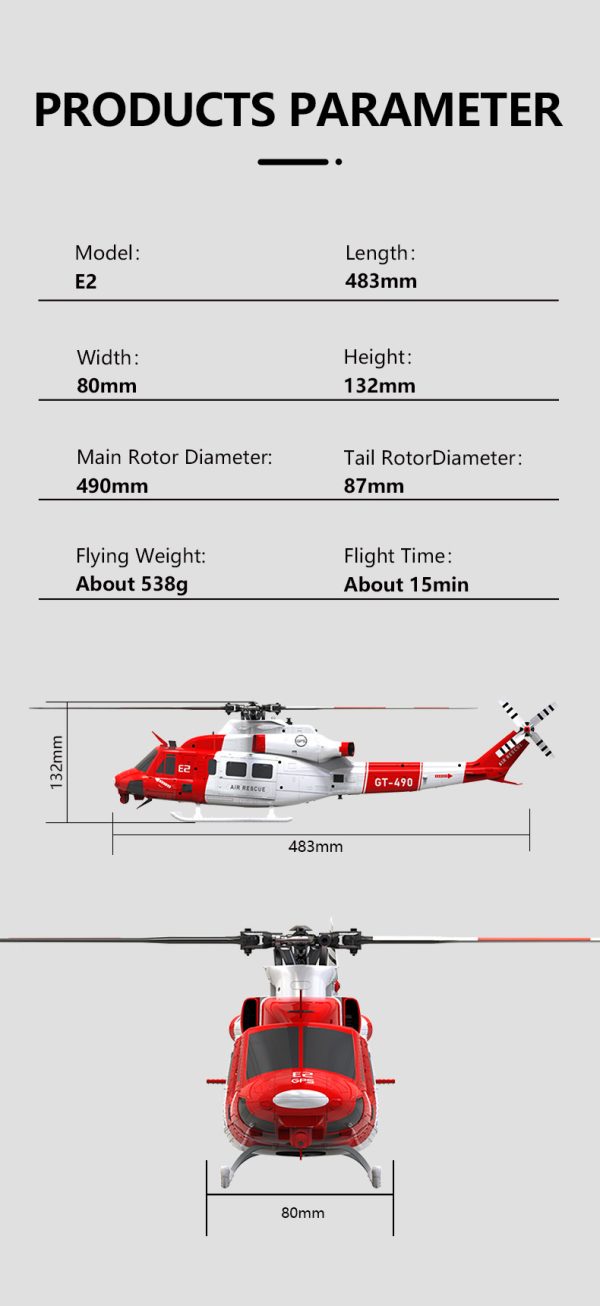 Goosky E2 - GPS Version Scale Model BNF helicopter - Image 10