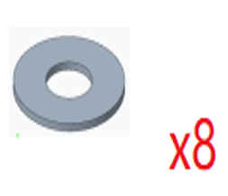 GT040189 Goosky Main Blade Grip Washers