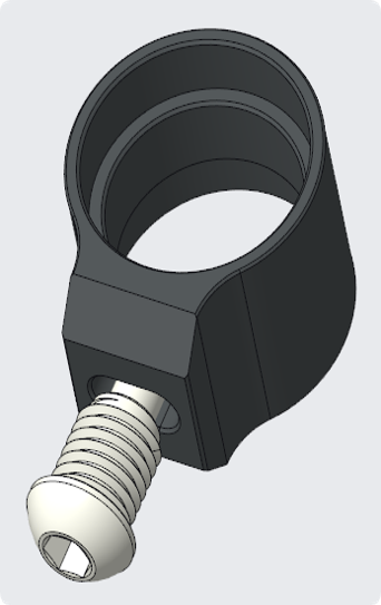 GT060143 Goosky RS5/RS6 Tail Thrust Bearing Housing - POM