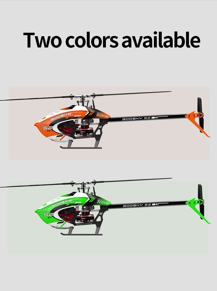Goosky S2 Ultra Green BNF – Soxos Australia