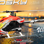 Goosky RS7 Ultra With Azure 700 main blade & 105 tail blade Orange