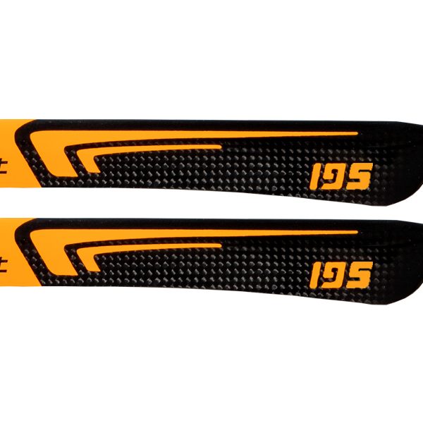 1st-RC Main Blades CFK 195mm FBL (Orange)