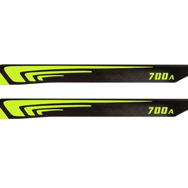 1st-RC Main Blades CFK 700mm FBL Agility (Yellow)