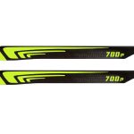 1st-RC Main Blades CFK 700mm FBL Precision (Yellow)