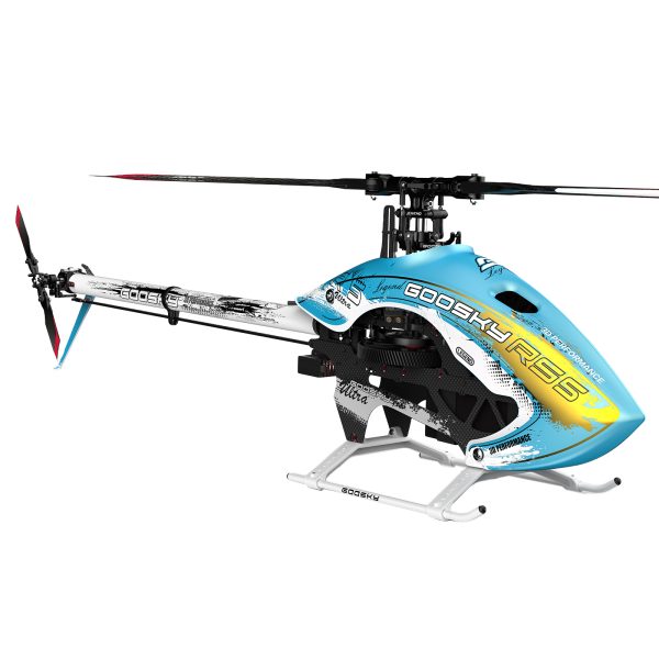 Goosky Legend RS5 Kit Glacier Blue With Azure main blade (560mm) & tail blade (95mm) - Preorder