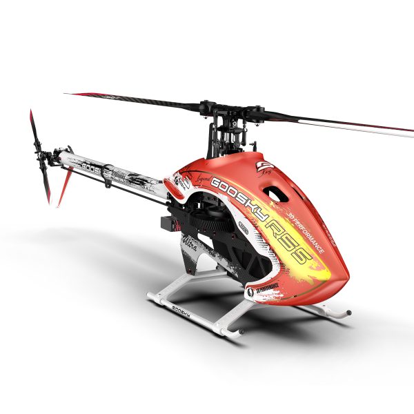 Goosky Legend RS5 Kit Danxia Orange With Azure main blade (560mm) & tail blade (95mm) - Preorder
